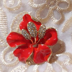 Kaunis punainen Lotus -Rintakoru