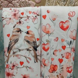 Kaunis, pehmeä Käsipyyhe, Ystävänpäivä, 2 kpl