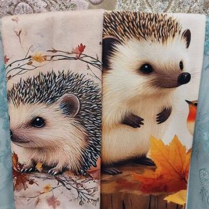 Kaunis, laadukas ja pehmeä Käsipyyhe, Suloiset siilit