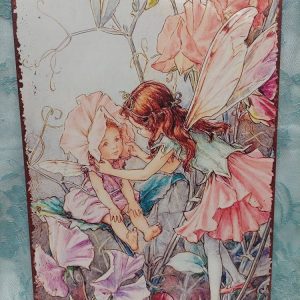 Vintage -metallitaulu, Keijulapset ja Elämän ihme, A4