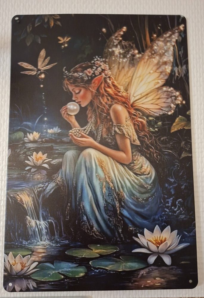 Vintage -taulu, Keiju ja Aarteet, A4 - Image 2