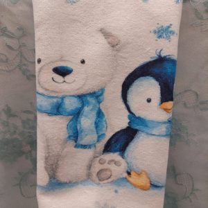 Suloinen ja pehmeä Käsipyyhe, Jääkarhu ja Pingviini