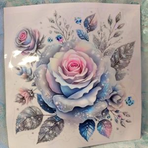 Kaunis Timanttiruusut -sisustustarra