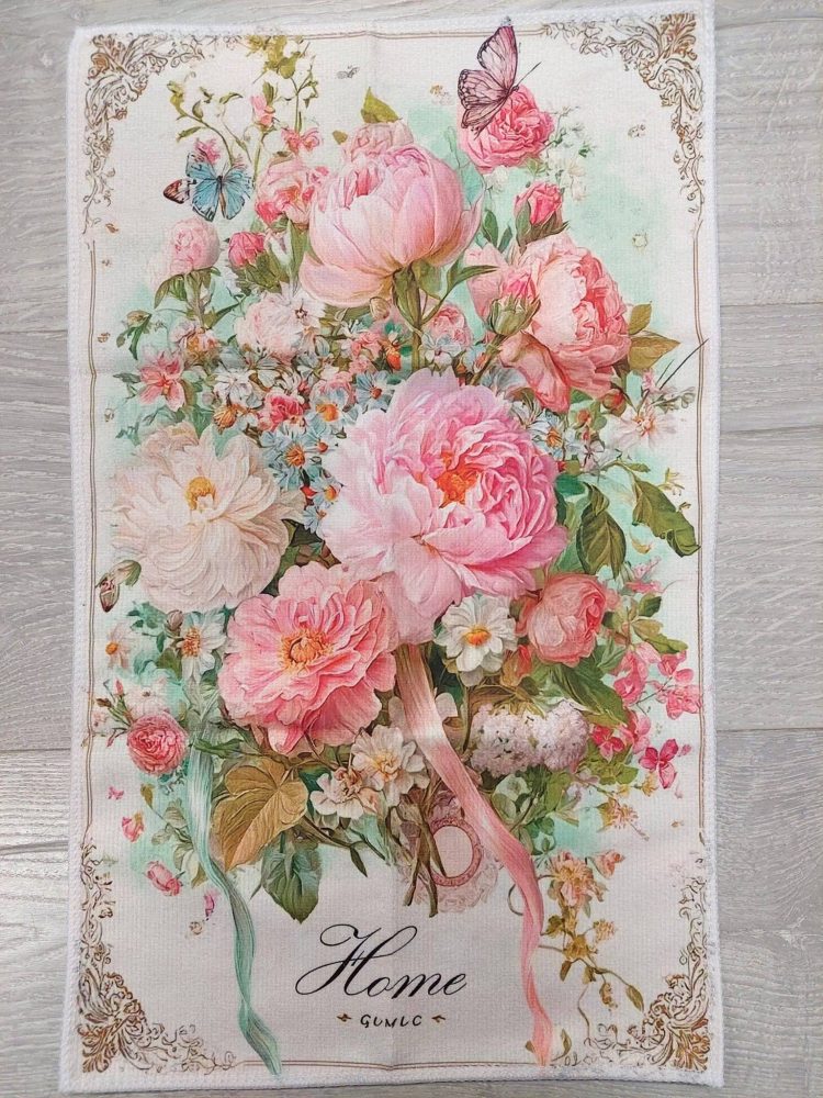 Kaunis ja pehmeä Käsipyyhe, Upeat Pionit