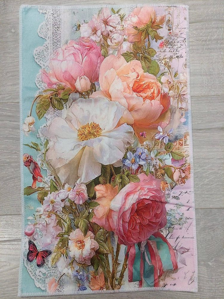 Kaunis ja pehmeä Käsipyyhe, Upeat Pionit - Image 5