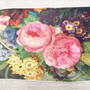 Kaunis Pehmo-kynnysmatto jarrupohjilla, Kukkien loiste