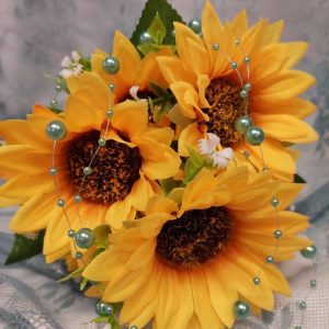 Kaunis Kestokukkakimppu, Auringonkukat