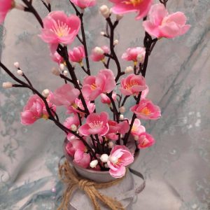 Kaunis Kestokukka, Kirsikkapuun Oksa, vaaleanpunainen