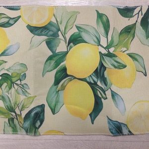 Kaunis Kynnysmatto/ vessan matto jarrupohjalla, Raikkaat Sitruunat