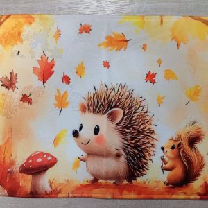 Kaunis Pehmo-Kynnysmatto/ vessan matto jarrupohjalla, Siili- ja Oravaystävykset