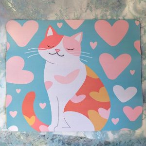 Hiirimatto, Onnellinen Kissa, 30 x 25 cm