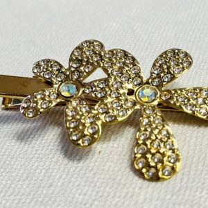 Kaunis, näyttävä Hiussolki kristallikukilla