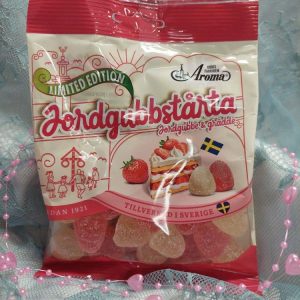 Aroma Mansikkakakku -pehmeä karamelli, 100 g