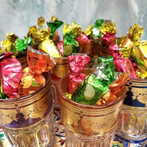 Tosi hyvät Suklaa-marmeladit, 100 g, Sitruuna, appelsiini, kirsikka ja omena.