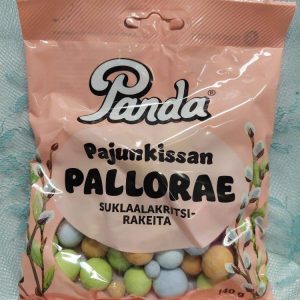 Pandan Suklaa-lakritsirakeet -karkkipussi, 140 g