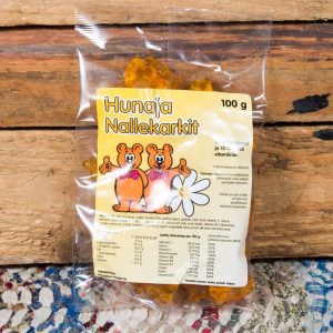 Korpiahon Hunaja-Nallekarkit vitamiineilla, 100 g