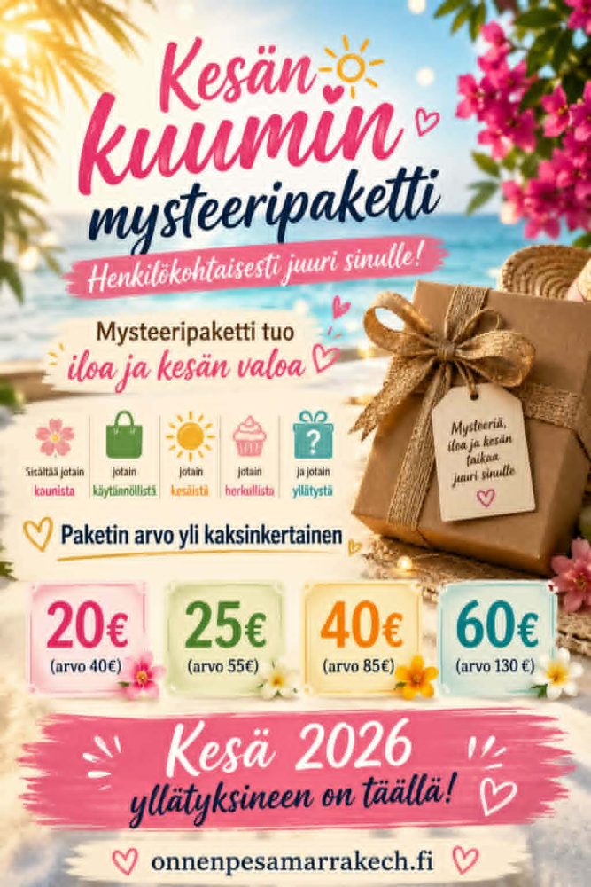 KESÄN KUUMIN MYSTEERIPAKETTI