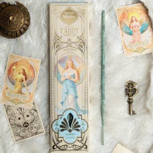 Sagrade Madre Tarot Angels -Suitsukkeet, Jumalallinen voima, Vadelma, 6 kpl isoa suitsuketta + 2 kpl Enkelikorttia -Lahjapakkaus, positiivisuus, mielialan kohottaminen, nautinto