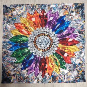 Upea Kristallinen Mandala -liina