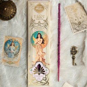 Sagrada Madres Tarot -Enkelien suitsukkeet, Ehdoton Rakkaus, Kielo, kukkaistuoksu, 6 kpl isoa suitsuketta + 2 kpl Enkelikorttia, harmonia, puhtaus, sisäinen rauha, jännityksen lieventäminen, Lahjapakkaus