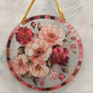 Pieni Ikkunakoriste, Kauniit kukkaset, 8 cm