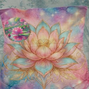 Pimeydestä valoon -Tarjouspaketti: Lotus -sisustusliina ja Lotus-taulu