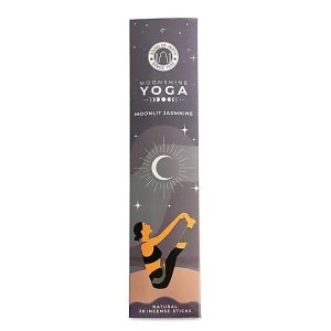 Moonshine Yoga -suitsukkeet, Moonlight Jasmin, Jasmiini, 20 kpl, tyyneys ja tasapaino