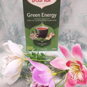 Ayurveda Yogi -Luomutee, Green Energy, Vihreä tee, virkistävä