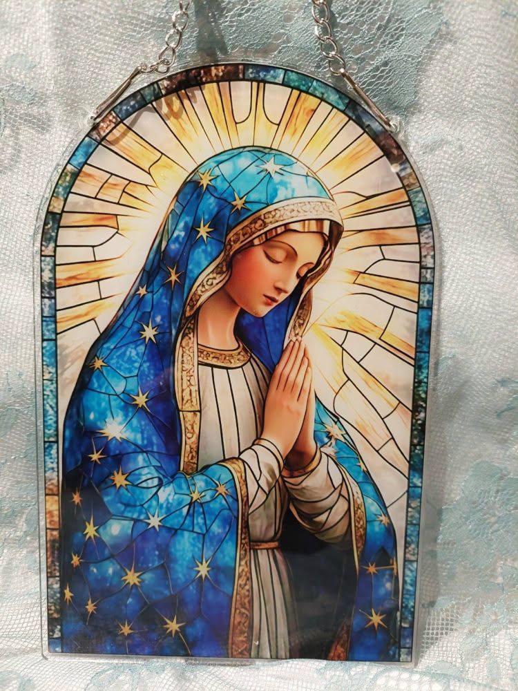 Kaunis Ikkunakoriste, Ikoni Äiti Maria - Image 4