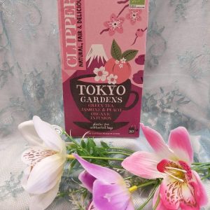 Clipper -Tokion Puutarha, Vihreä tee, Jasmin ja Persikka, makuelämyksiin, ystävän kanssa nautittavaksi