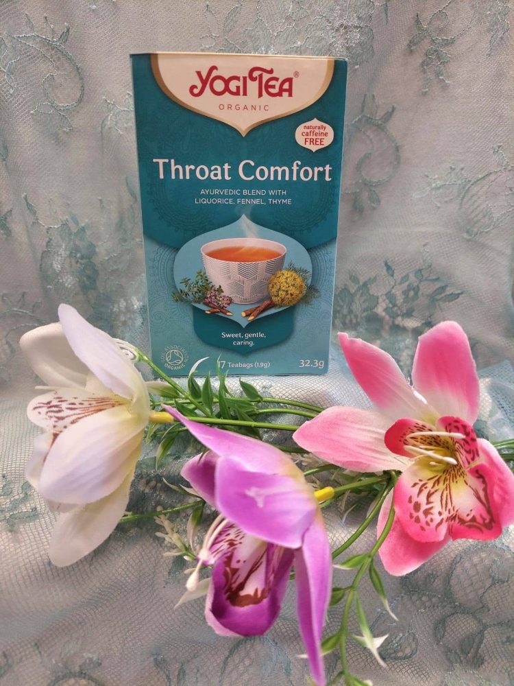 Ayurveda Yogi -Luomutee, Throat comfort, Kurkun ja äänen hyvinvointiin, kurkkukipuun