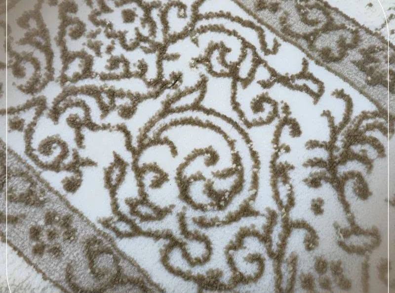 Perinteinen Marokon matto, Ahira, vaalea/ beige itämaisella koristuksella, 200 x 150 cm - Image 5