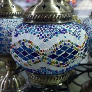 Lumoava marokkolainen mosaiikkivalaisin