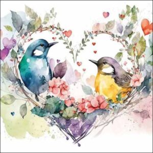 Taideservetit, Loving Birds, Rakkauslinnut