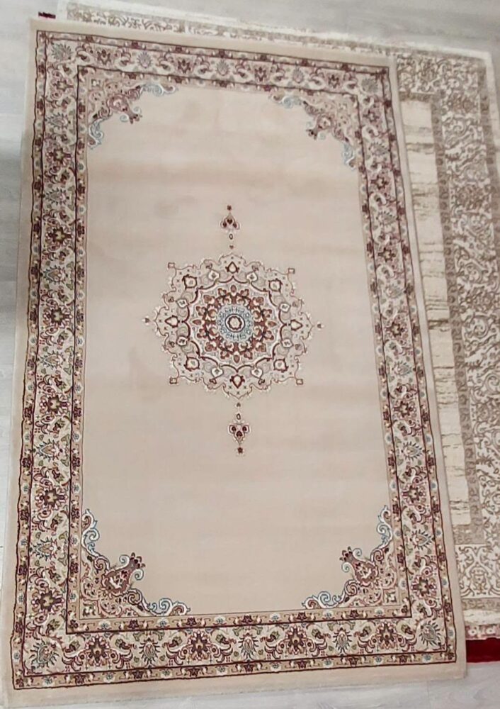 Marokon perinteinen Matto, Kortoba, Beige/ Cream, kultasävyt, 160 x 80 cm - Image 9