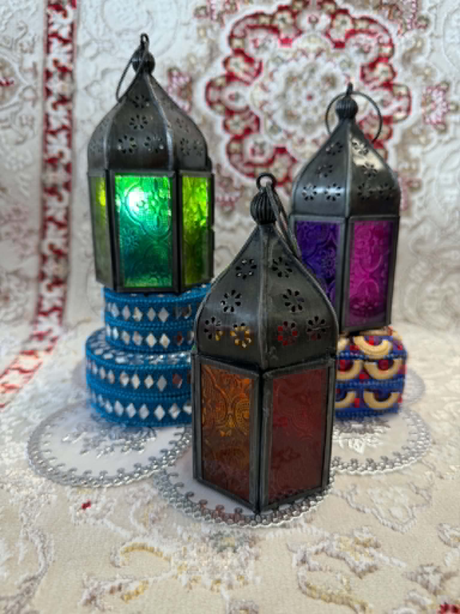 Käsintehty marokkolainen Mosaiikkilyhty, 16 cm - Image 18
