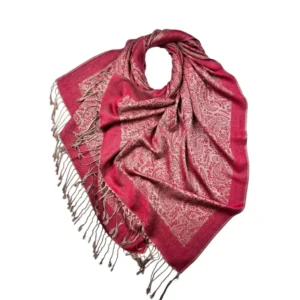 Marokon iso Pashmina-huivi, punainen