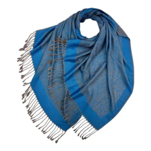 Marokon iso Pashmina-huivi, turkoosi