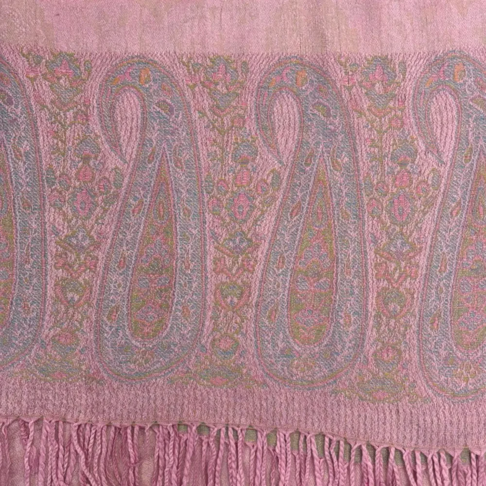 Marokon iso Pashminahuivi, vaaleanpunainen - Image 2