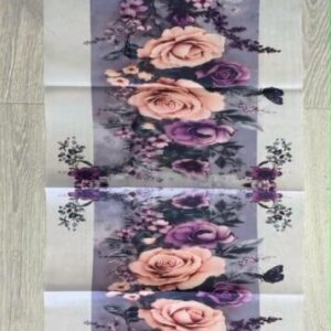 Ohut silkkimäinen Kaitaliina, Violetin lumous, 115 cm