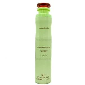 Itämainen Lattafa Decadent Delights Choco Pista Macaron -Air Freshener -Huonetuoksu, 300 ml