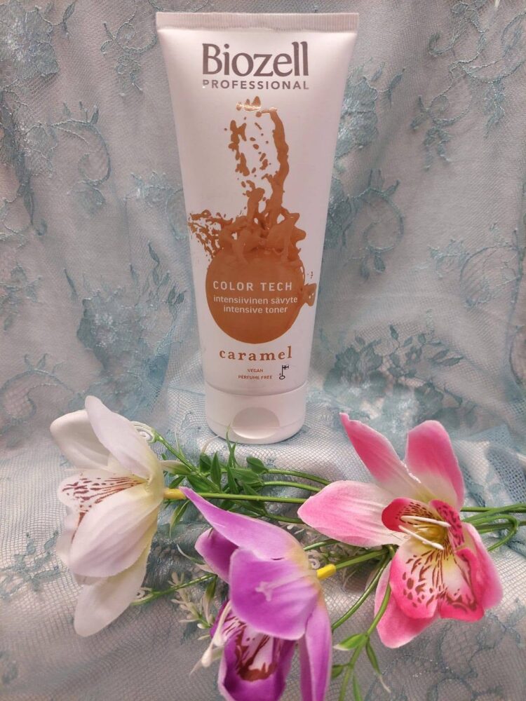Sävytenaamio hiuksille, Biozell Professional, Caramel, 150 ml