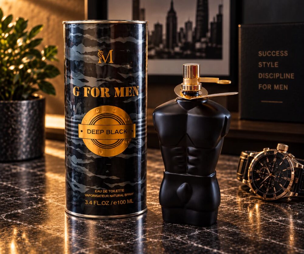 G for Men Deep Black -Parfyymi Miehille, 100 ml