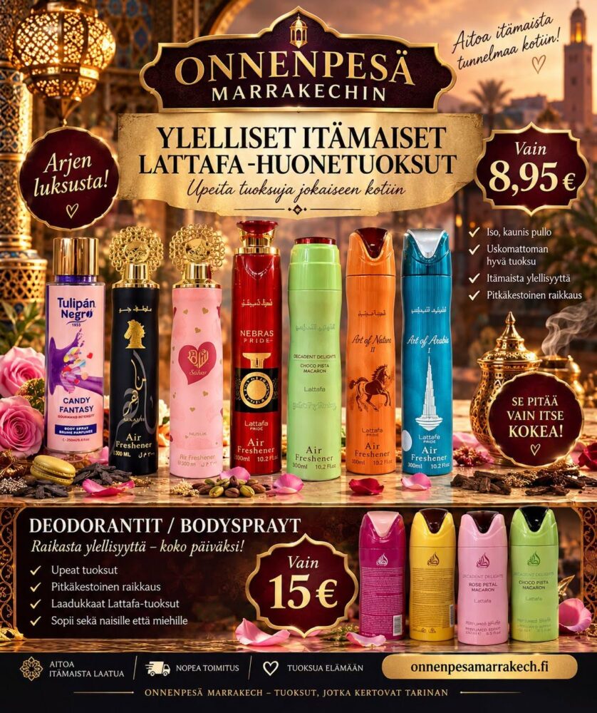 Itämainen Lattafa Decadent Delights Rasberry Macaron -Deodorantti/ Bodyspray Naisille, 200 ml - Image 3