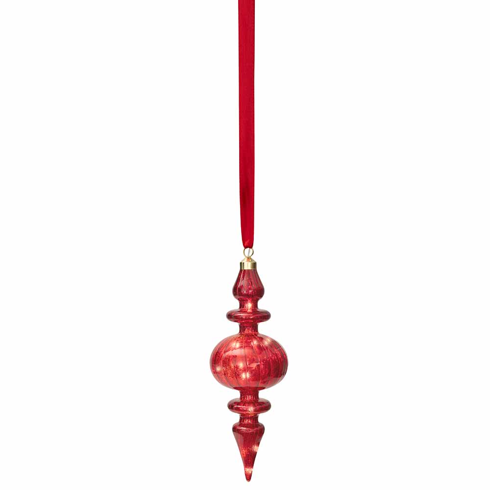 Näyttävä, Led-Valokoriste, Royal Punainen, 27 cm - Image 3