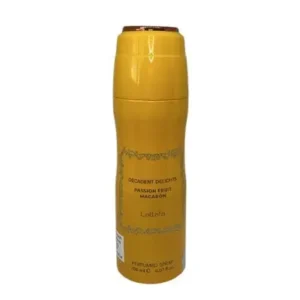 Itämainen Lattafa Decadent Delights Passion Fruit Macaron -Deodorantti/ Bodyspray Naisille, 200 ml