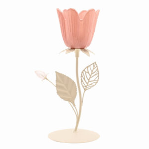 Kaunis, näyttävä Tulppaani -tuikkualunen, Vanha Roosa, 18 cm